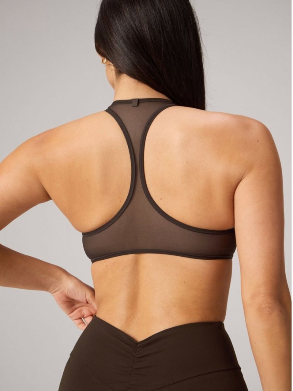 Elevated Track Pant (XS) & Mesh Low Impact Bralette (S) Set | Fabletics - Picture 6 of 6
